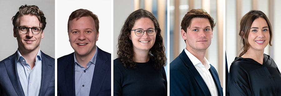 Vijf nieuwe professionals aan de slag bij Boer & Croon