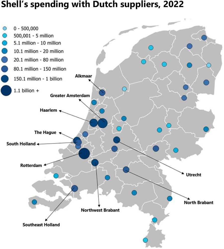 Shell draagt meer dan €10 miljard per jaar bij aan Nederlandse economie