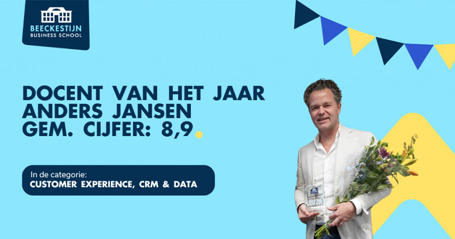 Anders Jansen wint award voor expertise in CX, CRM en data