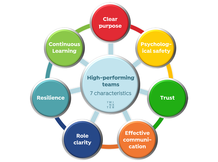 High performing teams - 7 characteristics High performing teams - 7 characteristics