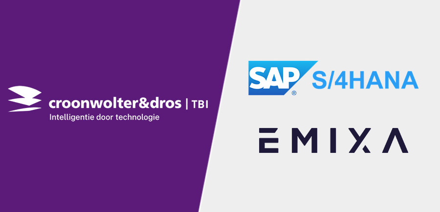 Emixa begeleidt implementatie van SAP S/4HANA bij Croonwolter&dros