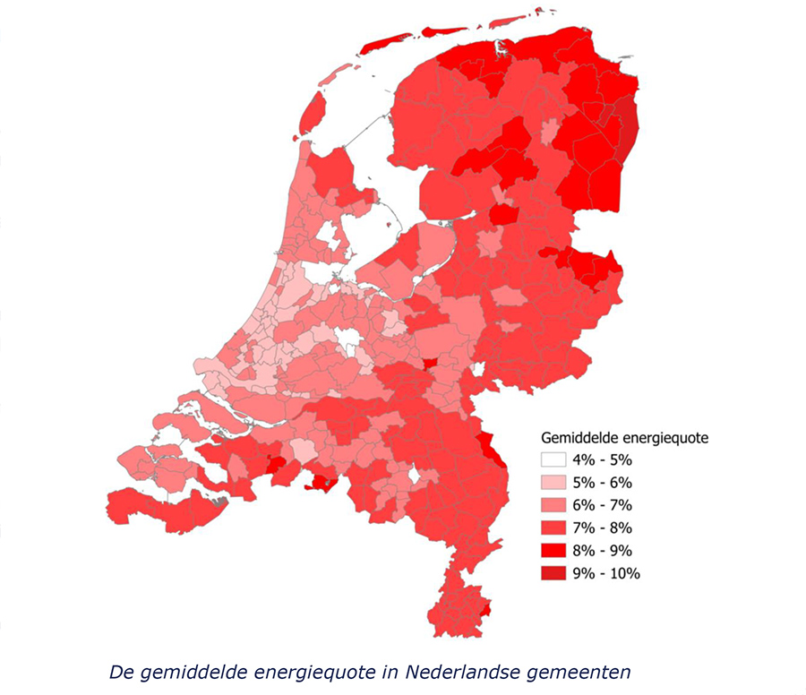 Er bestaat een energiekloof tussen de Randstad en de rest van Nederland