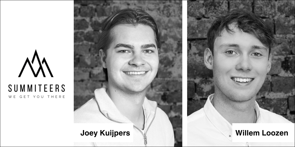 Van werkstudent tot consultant: Joey Kuijpers en Willem Loozen over hun ontwikkeling bij Summiteers