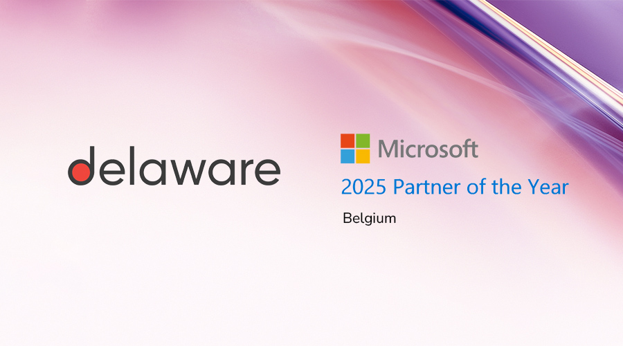 Microsoft roept delaware uit tot Partner of the Year in België