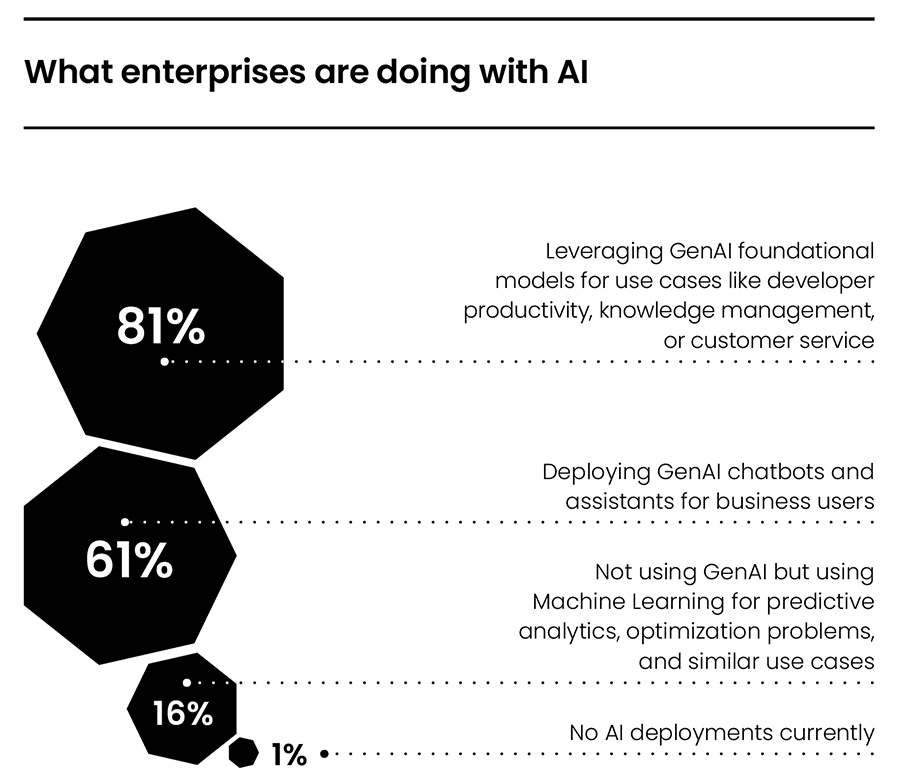 What enterprises are doing with AI