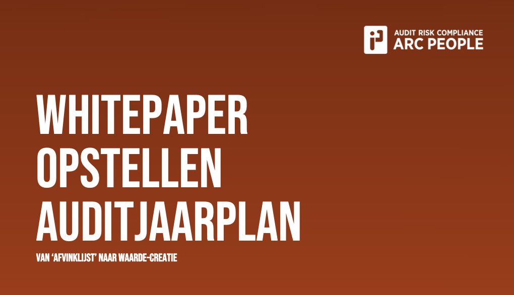 Het COSO-model als basis voor het jaarplan van internal audit-functies