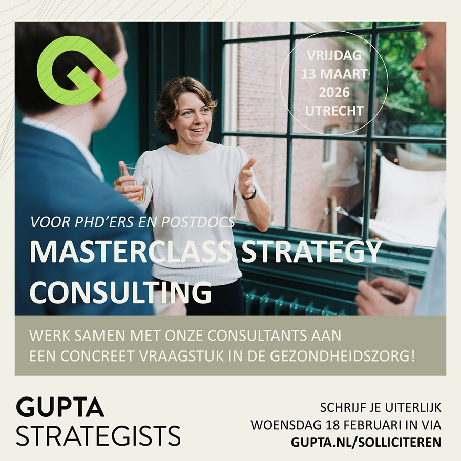 Masterclass Strategy Consulting voor PhD'ers en postd