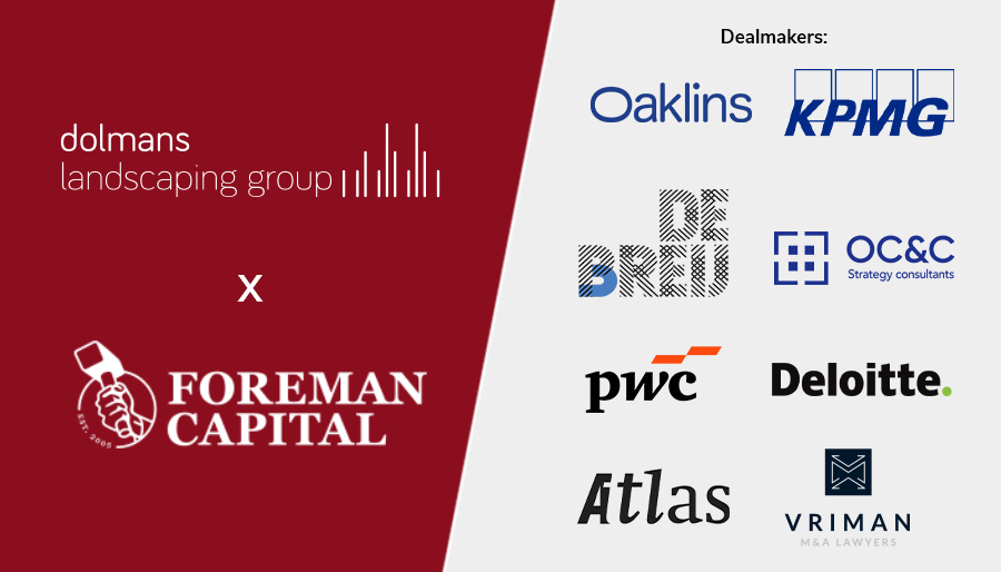 Dolmans Landscaping Group verwelkomt Foreman Capital als aandeelhouder