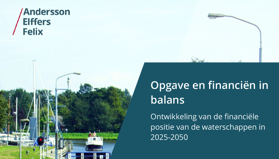 AEF: ‘Waterschapsbelasting kan richting 2050 ruim verdubbelen’