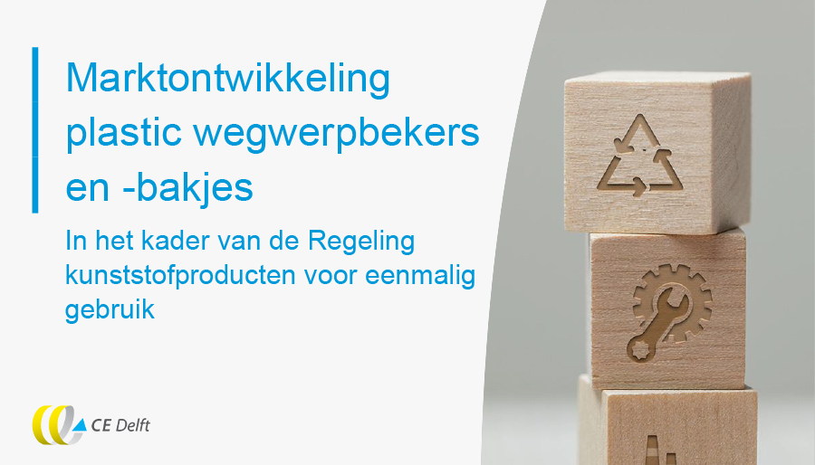 CE Delft: ‘Aantal wegwerpbekers is in drie jaar tijd grofweg gehalveerd’