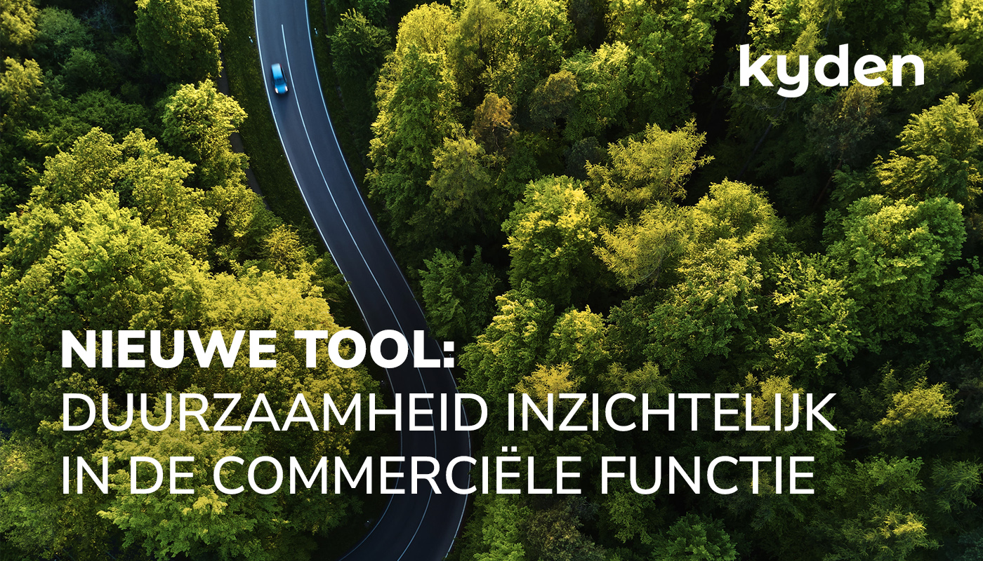 Kyden geeft met nieuwe tool inzicht in duurzaamheid binnen de commerciële functie