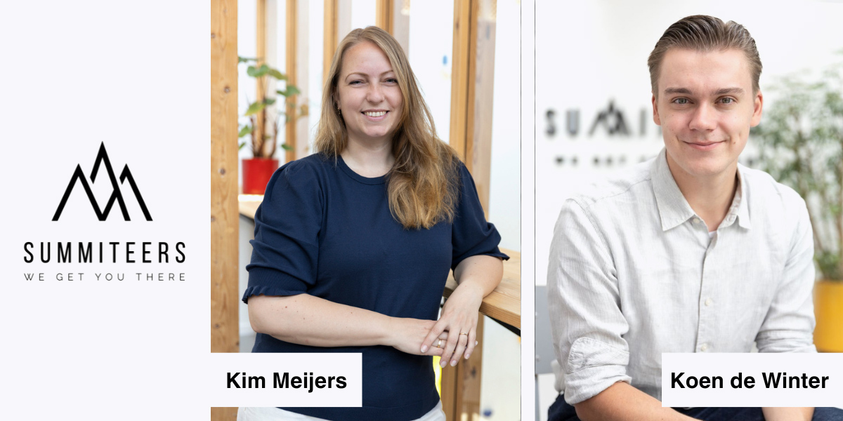 Kim Meijers en Koen de Winter versterken team van Summiteers