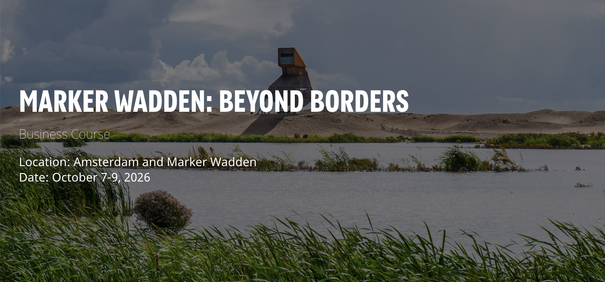 Oliver Wyman - Business Course- Marker Wadden - Beyond Borders