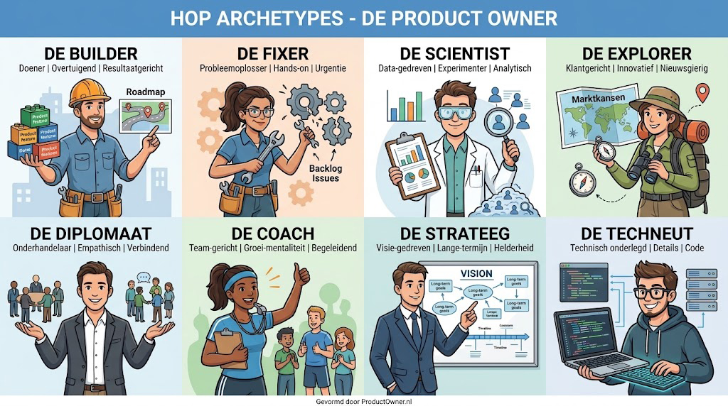 8 head of product archetypes die het functioneren van product owners bepalen 8 head of product archetypes die het functioneren van product owners bepalen