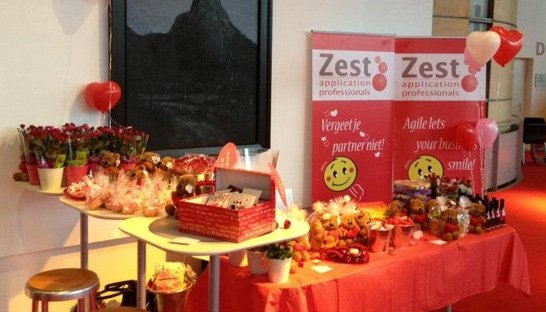 Zestgroup met Valentijnsstand op myNextStep 2013