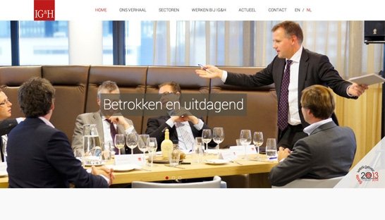 IG&H lanceert nieuwe site ter ere van 25 jarig bestaan