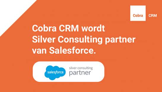 Cobra CRM wordt Silver Consulting Partner van Salesforce