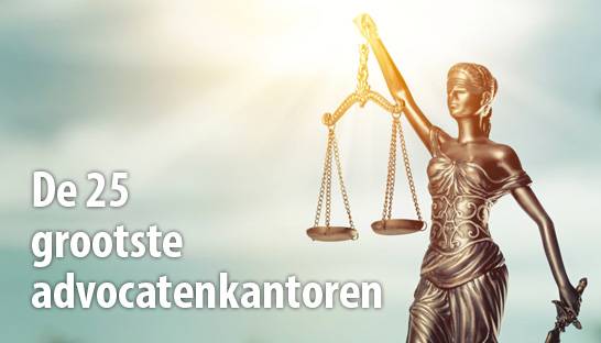   De 25 grootste advocatenkantoren van Nederland