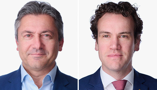 Costas Constantinou en Tijn Bastiaans partner bij Oaklins