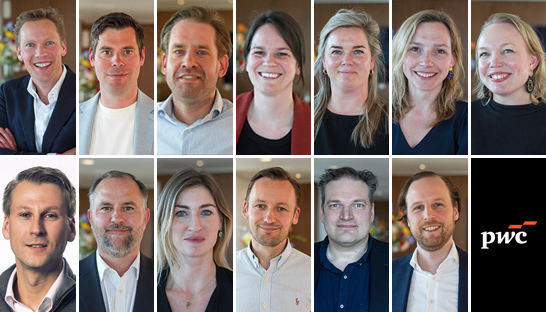 PwC benoemt dertien nieuwe partners in Assurance, Tax & Legal en Advisory
