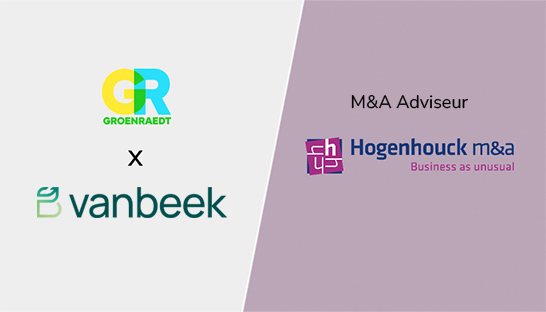 Hogenhouck m&a begeleidt Vanbeek bij verkoop aan Groenraedt