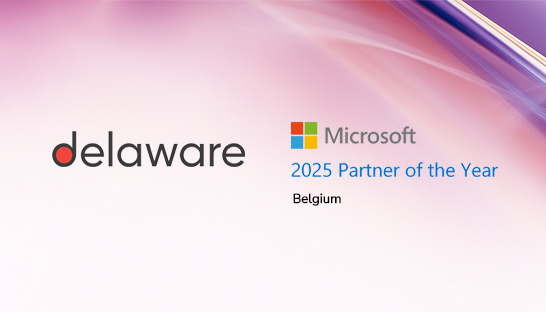 Microsoft roept delaware uit tot Partner of the Year in België