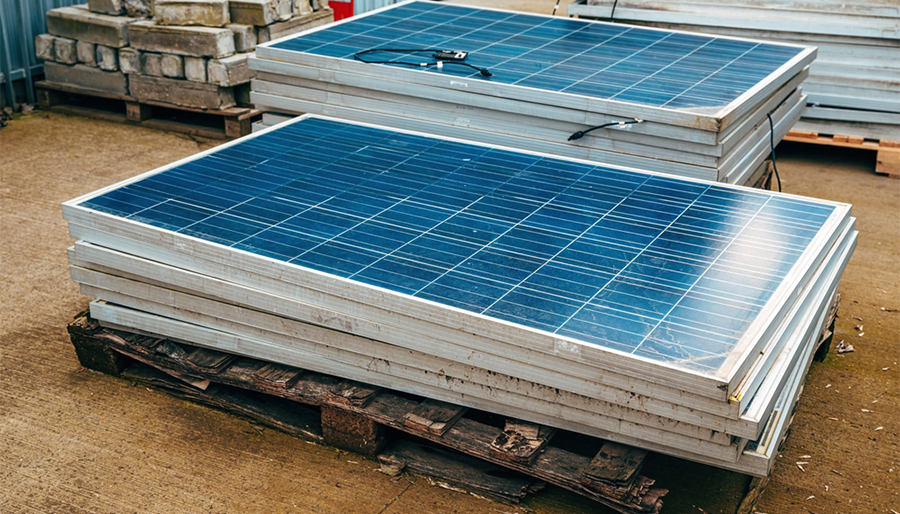 Onderzoek ‘Nederland heeft vier fabrieken nodig voor zonnepaneelrecycling’