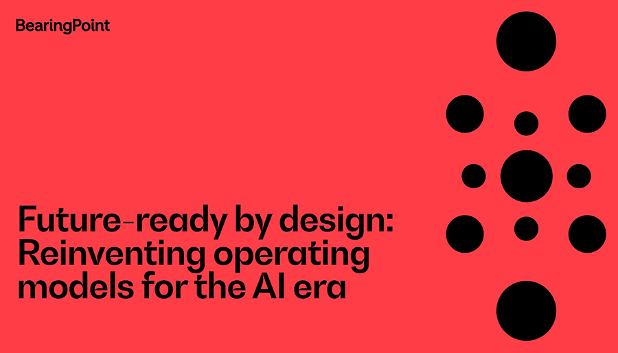 BearingPoint: Organisaties herontwerpen operating models voor het AI-tijdperk