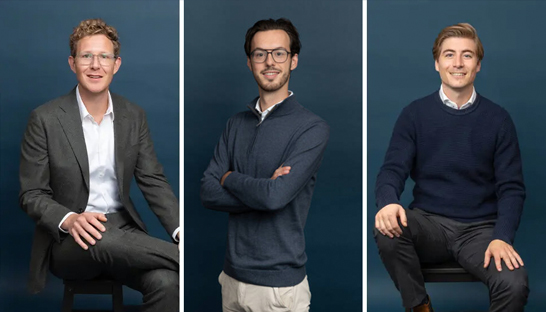 Michiel Degen, Joost Lamers en Hidde Hageman gestart bij Stevin