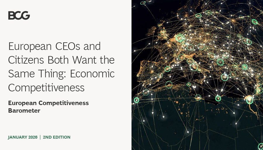 BCG: Mondiale concurrentiepositie van Europa staat onder druk