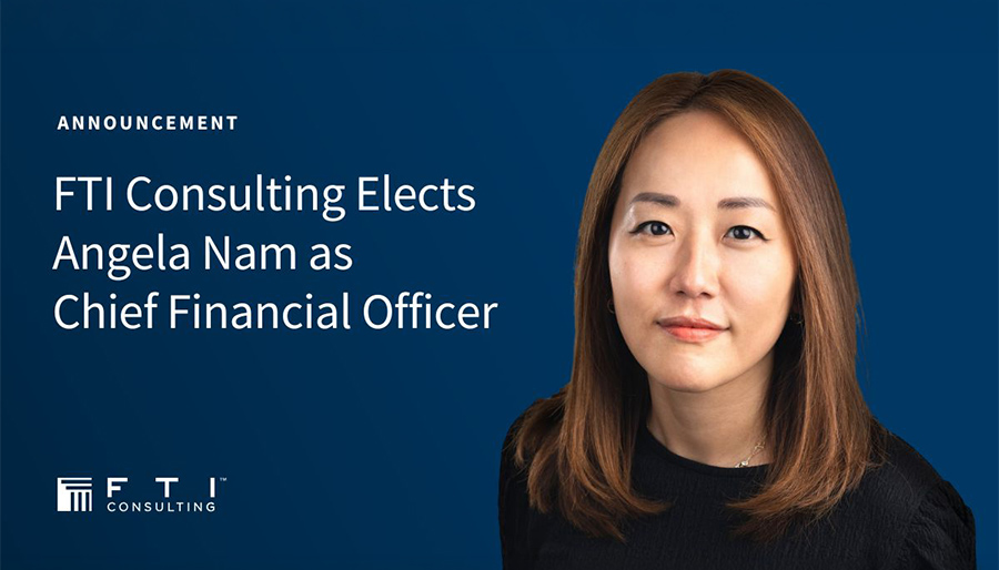 FTI Consulting hires Angela Nam as chief financial officer