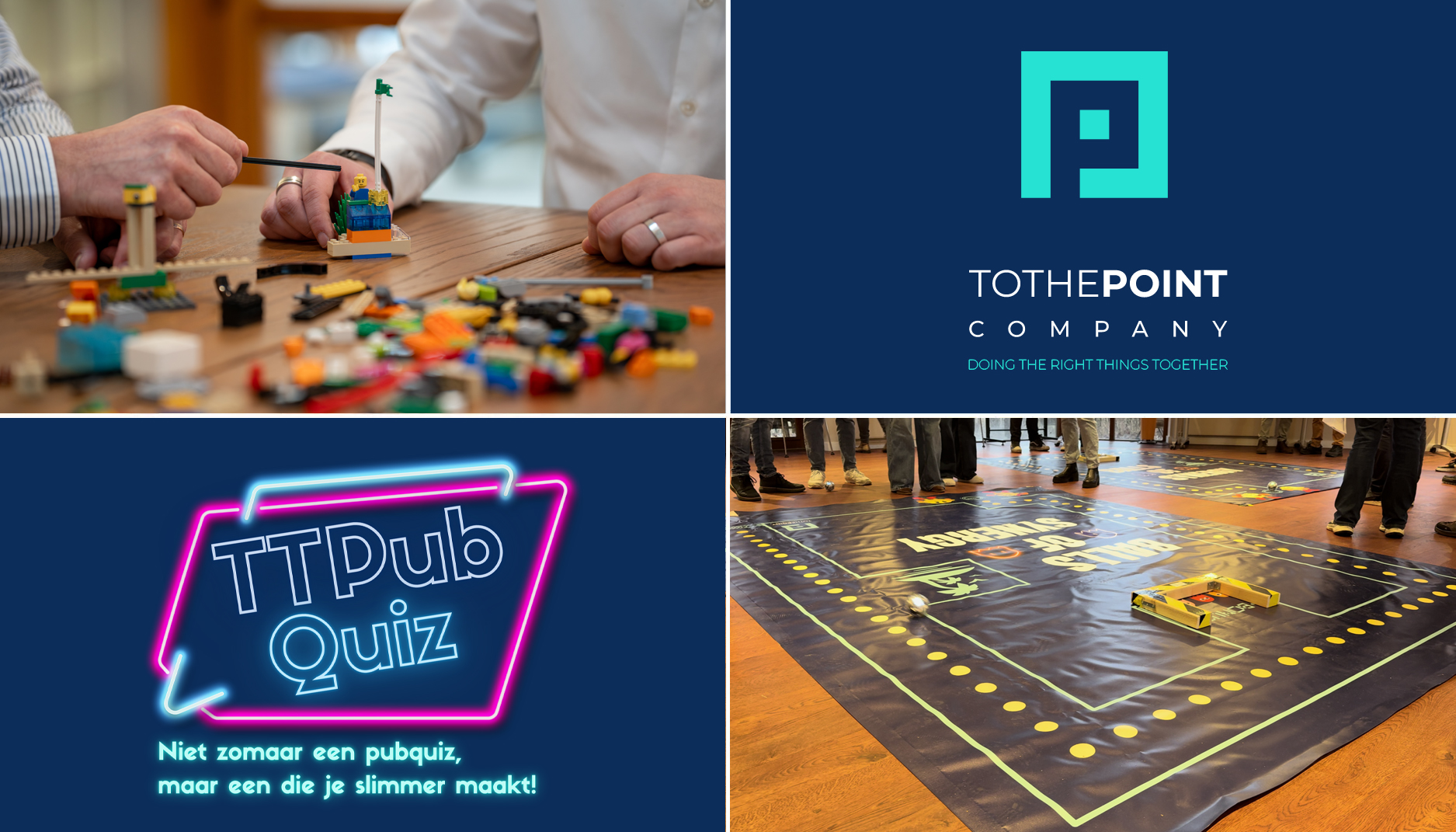 Serious play, serieuze opbrengst: Drie workshops waarmee To The Point Company teams in beweging krijgt
