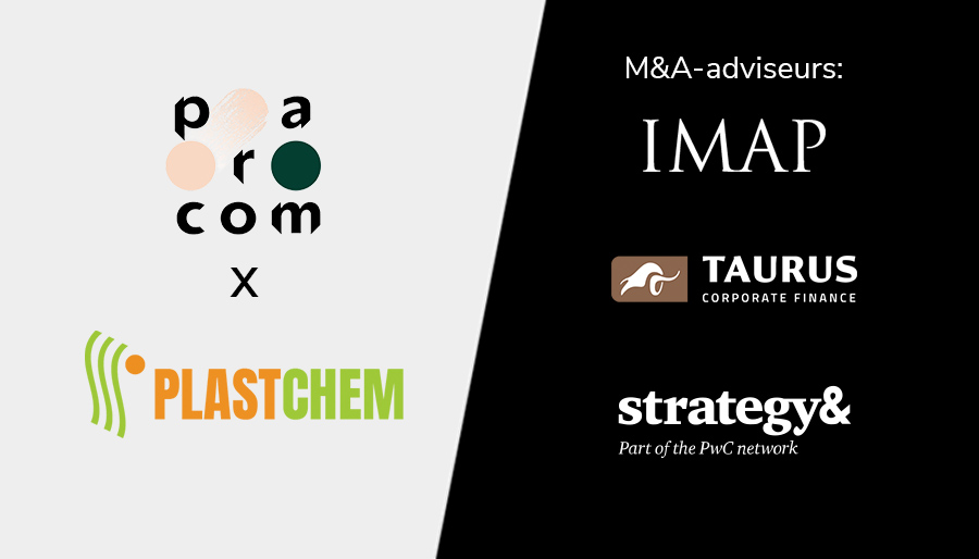 M&A-adviseurs begeleiden verkoop van PlastChem aan investeerder Parcom