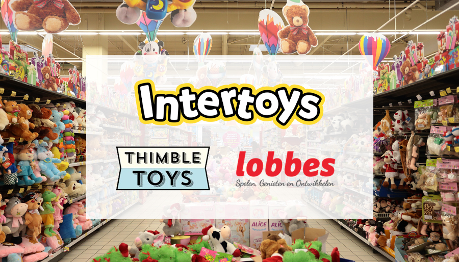 Speelgoedbedrijven Lobbes en Thimble Toys worden onderdeel van Intertoys