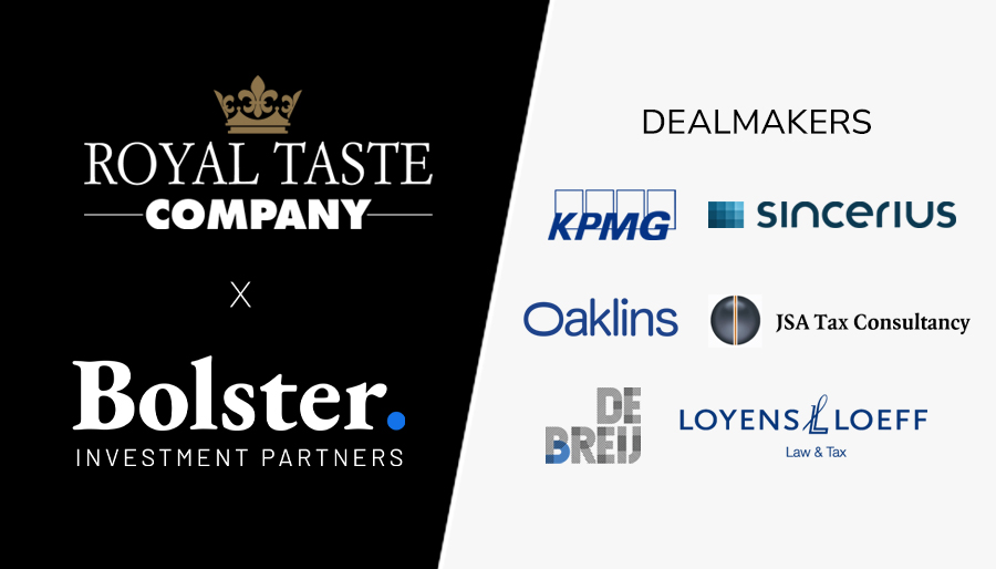 Bolster Investment Partners neemt meerderheidsbelang in koffieproducent Royal Taste Company