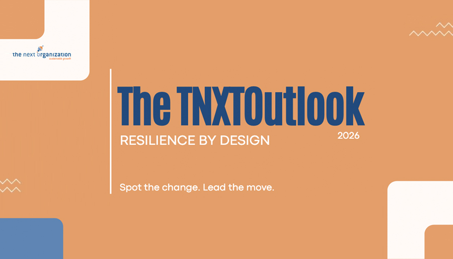 TNXTOutlook 2026: Veerkracht als ontwerpkeuze voor toekomstbestendige organisaties
