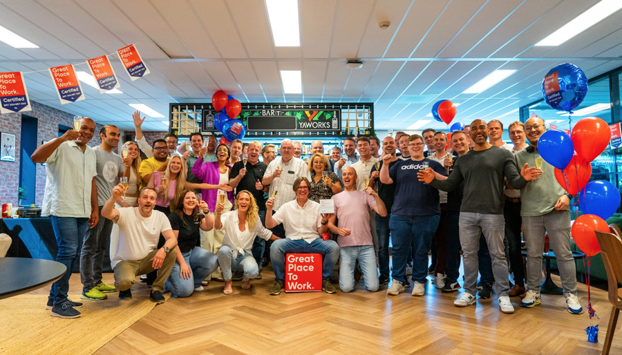YaWorks voor vierde jaar op rij erkend als topwerkgever