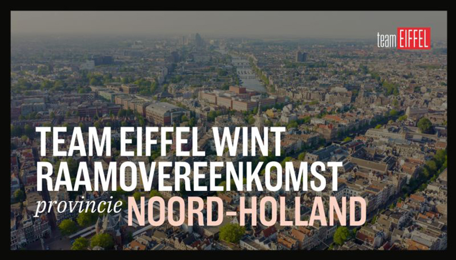Provincie Noord-Holland selecteert Team EIFFEL voor finance & control 
