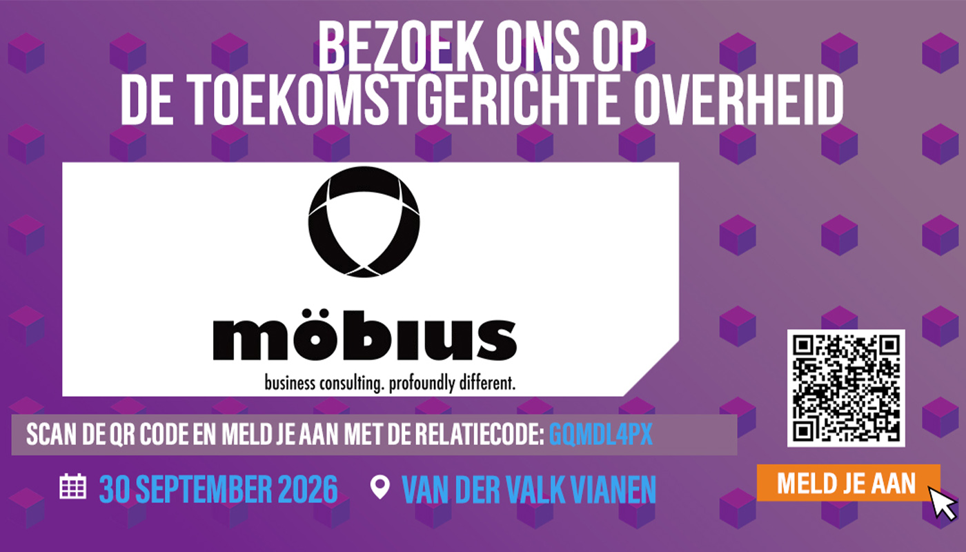 Kennispartner Möbius deelt expertise tijdens congres De Toekomstgerichte Overheid