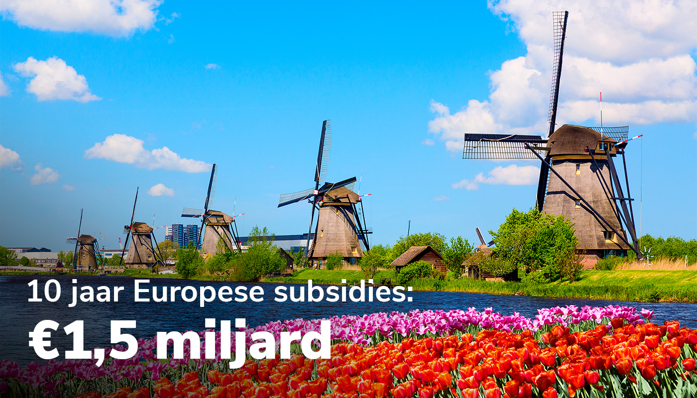 10 jaar Europese subsidies: Wat kunnen decentrale overheden leren van €1,5 miljard?