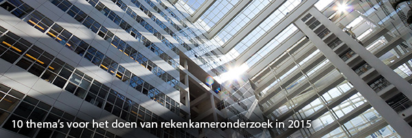 10 themas voor rekenkameronderzoek in 2015