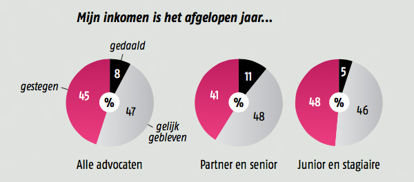 Advocatuur - Inkomen in afgelopen jaar