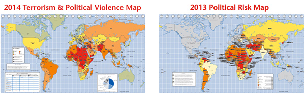 Aon - Risk map