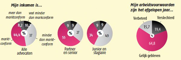 Inkomen van advocaten
