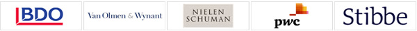 BDO - Olmen Wynant - Nielen Schuman - PwC - Stibbe
