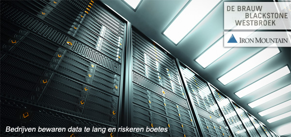 Bedrijven bewaren data te lang en riskeren boetes