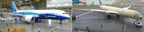 Boing 787 - Dreamliner A350