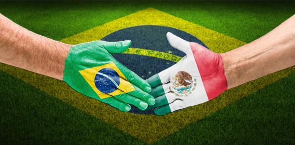 Brazilie Mexico