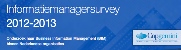 Capgemini - Informatiemanagerssurvey