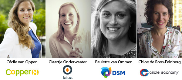 Cecile van Oppen - Claartje Onderwaater - Paulette van Ommen - Chlie de Roos-Feinberg